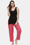 Floret Cotton Camisole (Pack of 2) - Black — thumbnail 6